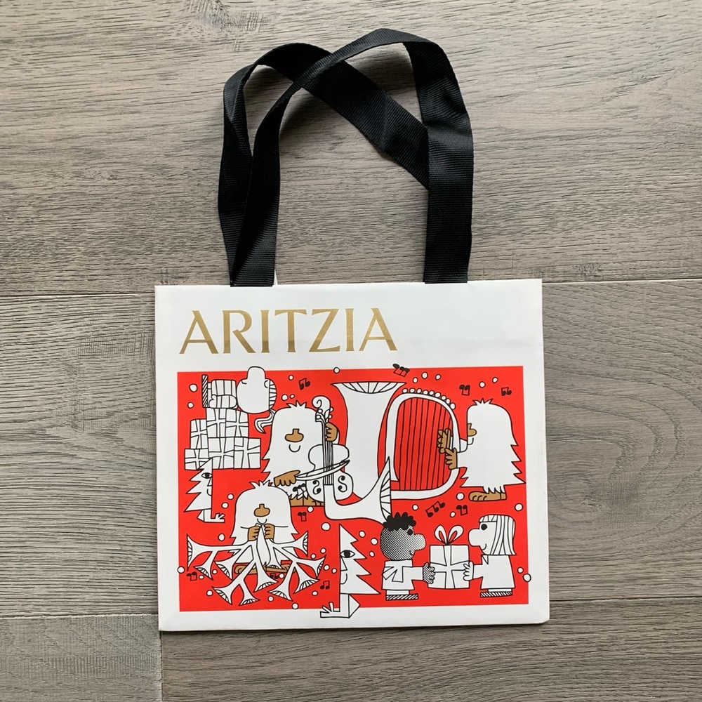 Aritzia small shopping bag
